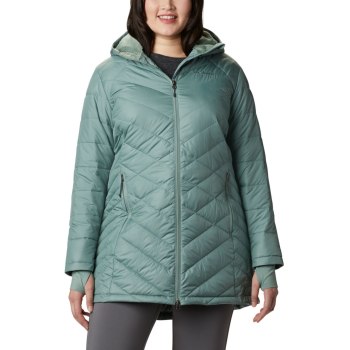 Columbia Jas Dames, Heavenly Long Hooded Plus Size LichtGroen, 92ETCIJPG